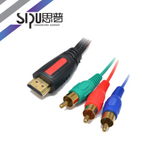 SIPU factory price 1.3v copper material cable hdmi rca